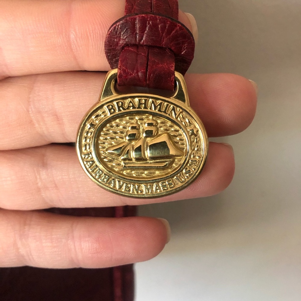 Brahmin Red Leather bag - Picture 4 of 11